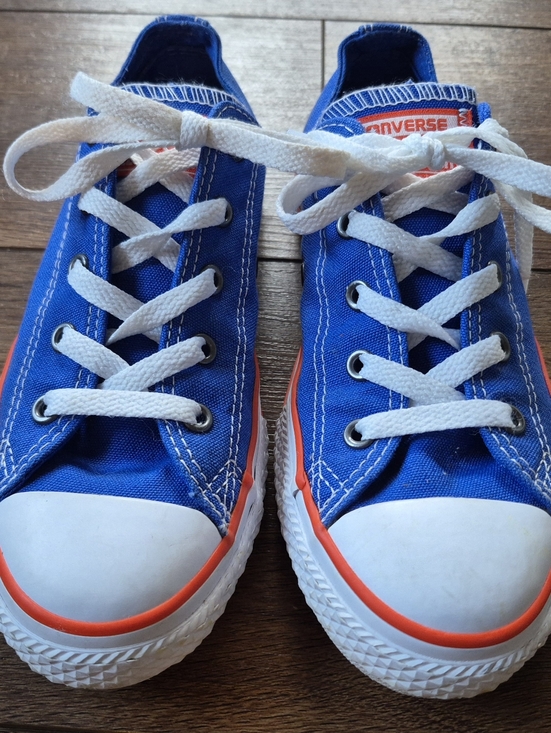 Converse All Stars Other - Converse All-Star Low-Top Sneakers Blue Orange Sz Youth 3 Florida Gator Fan!